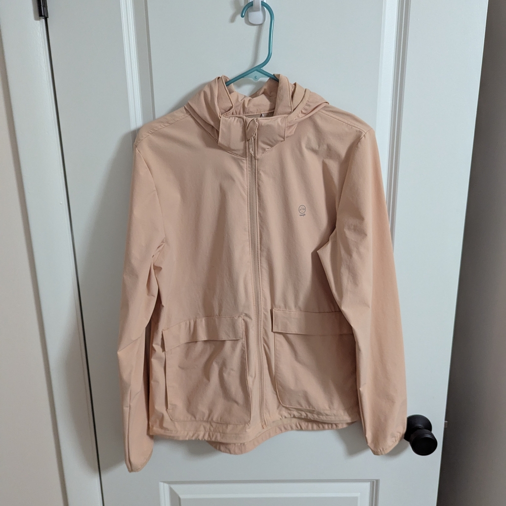 Wrangler ATG Peach Hooded Rain Jacket